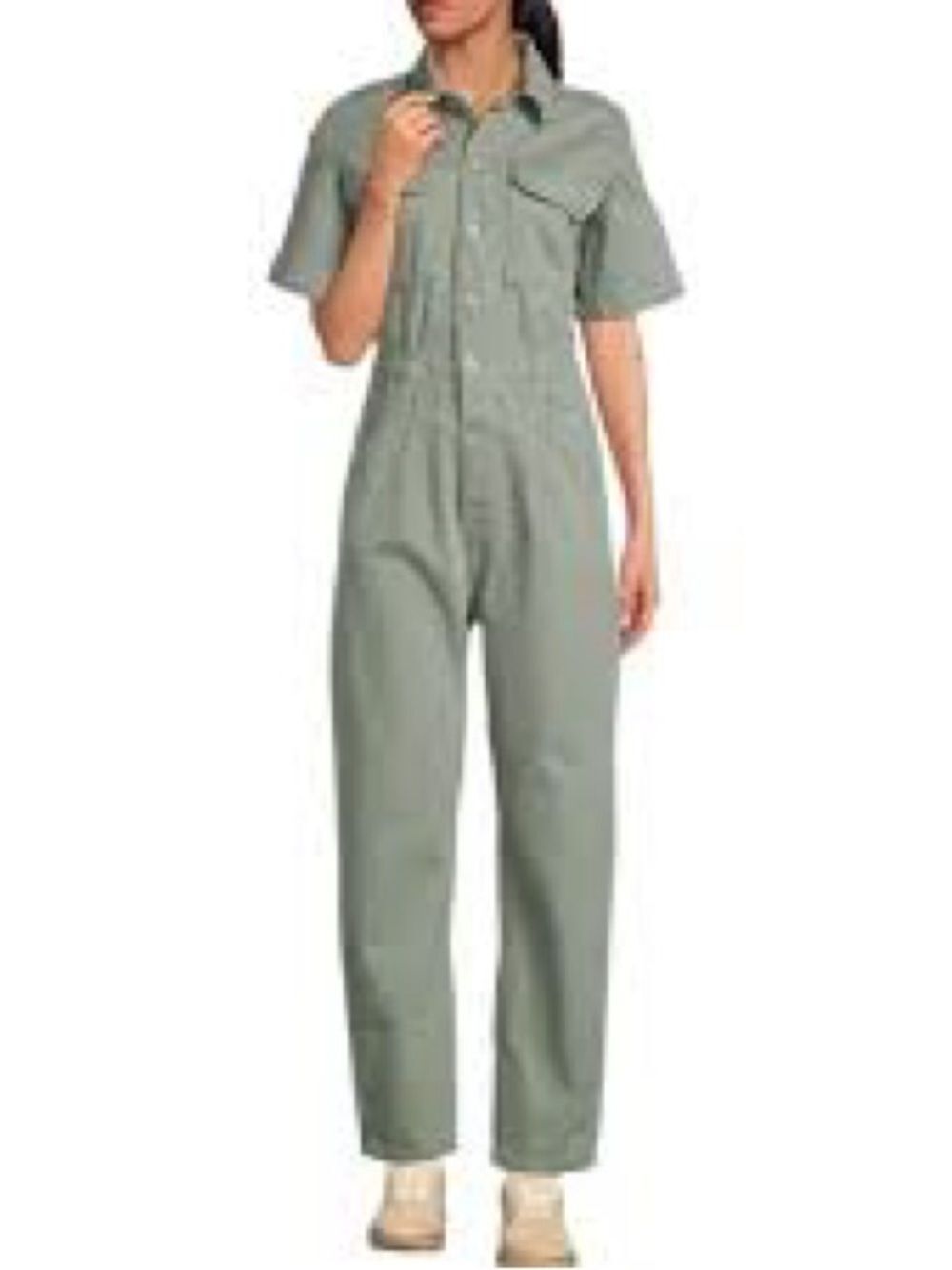 We the Free Marci  Short-Sleeve Utility Jumpsuit M